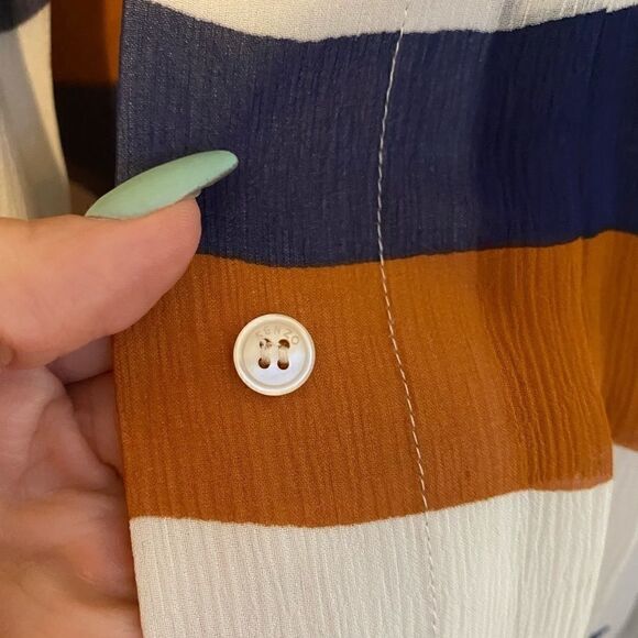 [kenzo] archive pleated high- low hem blouse. #7 - Picture 7 of 12